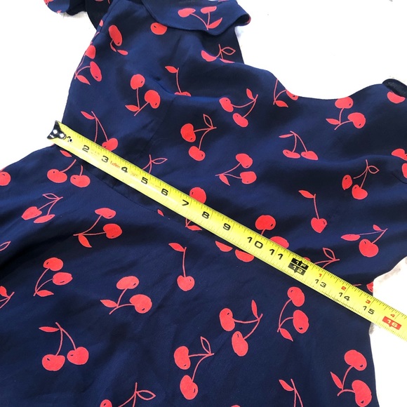 Lulu’s - Navy & Red Cherry Dress- NWT! - Picture 6 of 7
